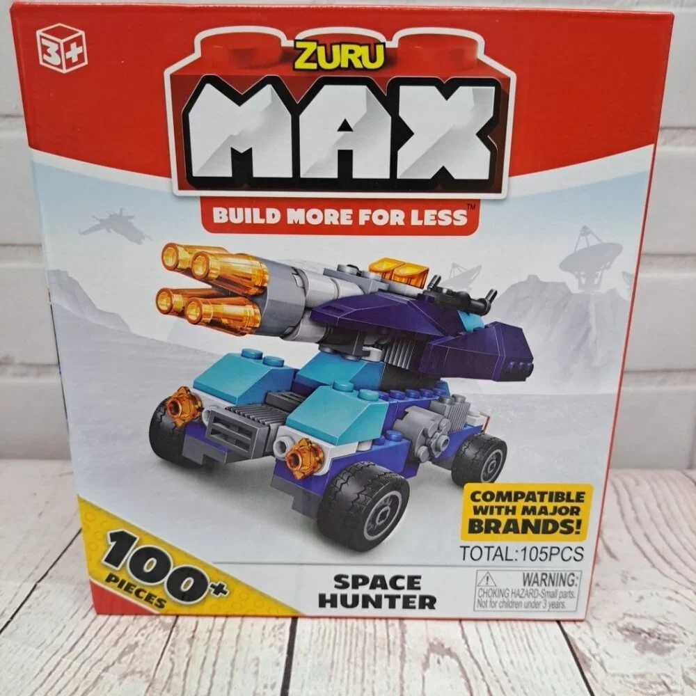 Lot of 3 Zuru Max Build, Space Hunter, Dragon Attack, Knights Castle, Sealed NIB - Picture 3 of 11